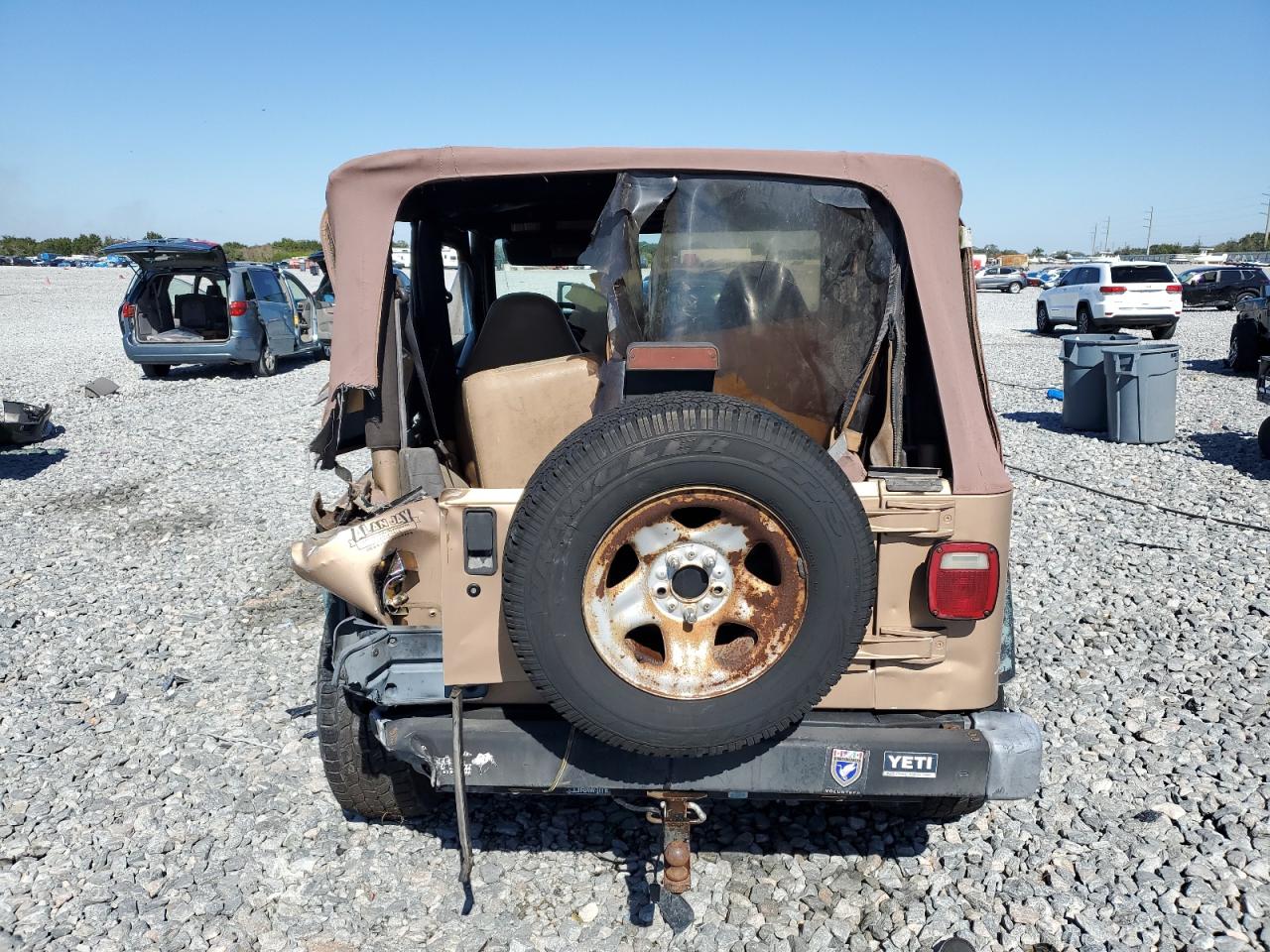 1999 Jeep Wrangler / Tj Sport VIN: 1J4FY19S3XP444384 Lot: 92880965