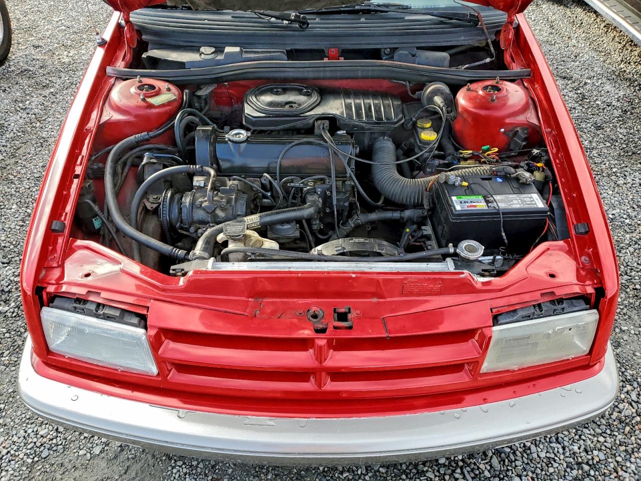 1991 Dodge Shadow VIN: 3B3XP45K0MT560946 Lot: 93673225