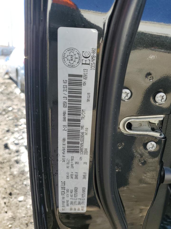 2018 Ram 1500 Laramie VIN: 1C6RR7NM0JS228546 Lot: 91438175