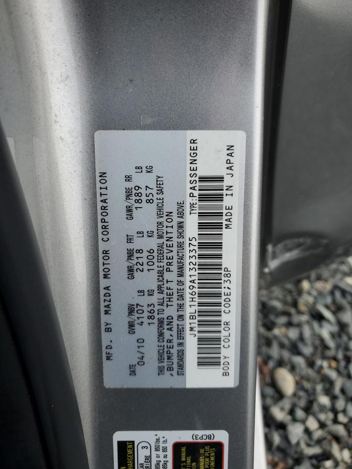 2010 Mazda 3 S VIN: JM1BL1H69A1323375 Lot: 93337025