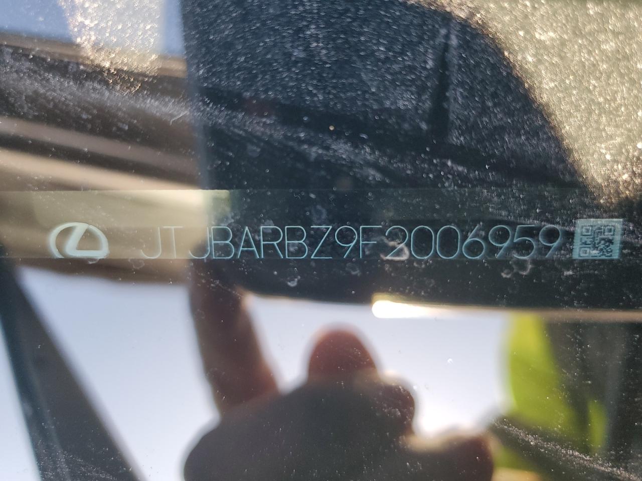 2015 Lexus Nx 200T VIN: JTJBARBZ9F2006959 Lot: 92468465