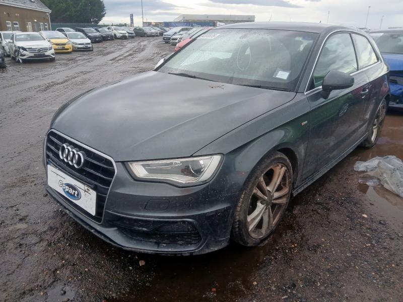 2013 AUDI A3 2.0 TDI S LINE 3DR for sale at Copart PETERLEE
