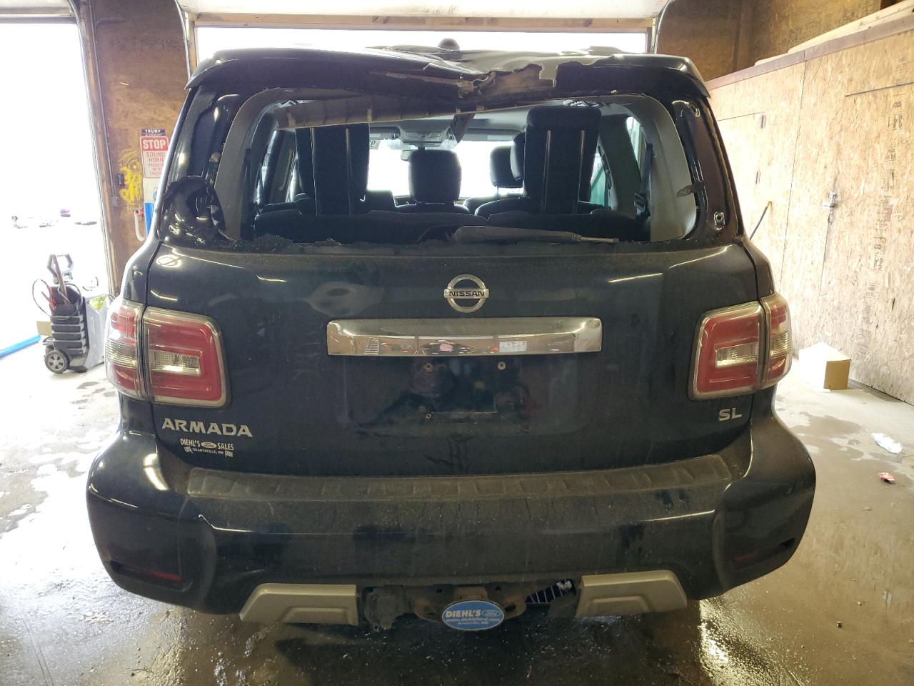 2018 Nissan Armada Sv VIN: JN8AY2NC9J9550214 Lot: 92913035