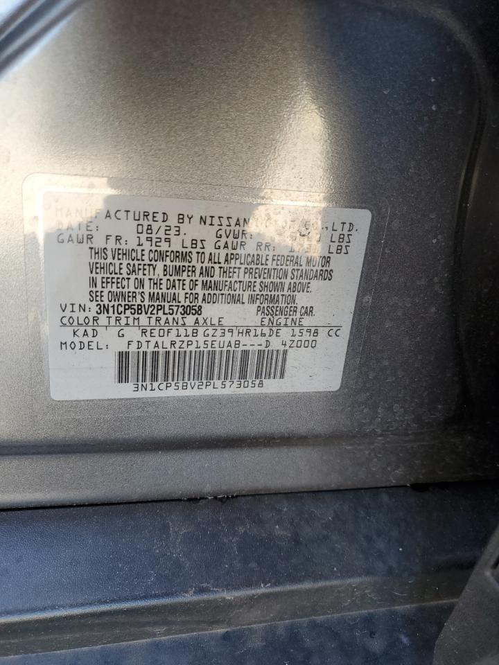 2023 Nissan Kicks S VIN: 3N1CP5BV2PL573058 Lot: 91169545