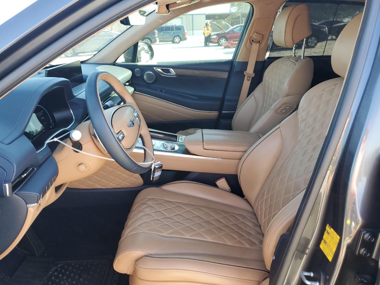 2021 Genesis Gv80 Base VIN: KMUHCESC7MU061596 Lot: 91856445