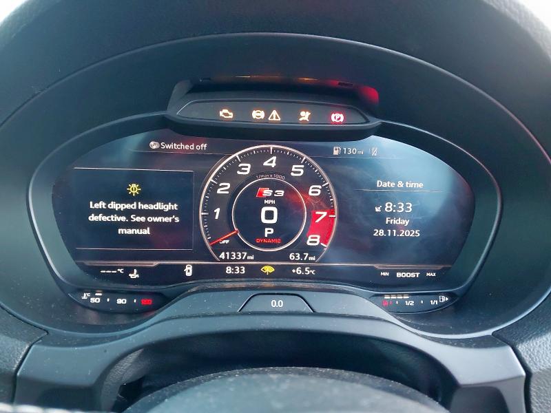 2018 AUDI A3 S3 TFSI QUATTRO BLACK EDITION 5DR S TRONIC