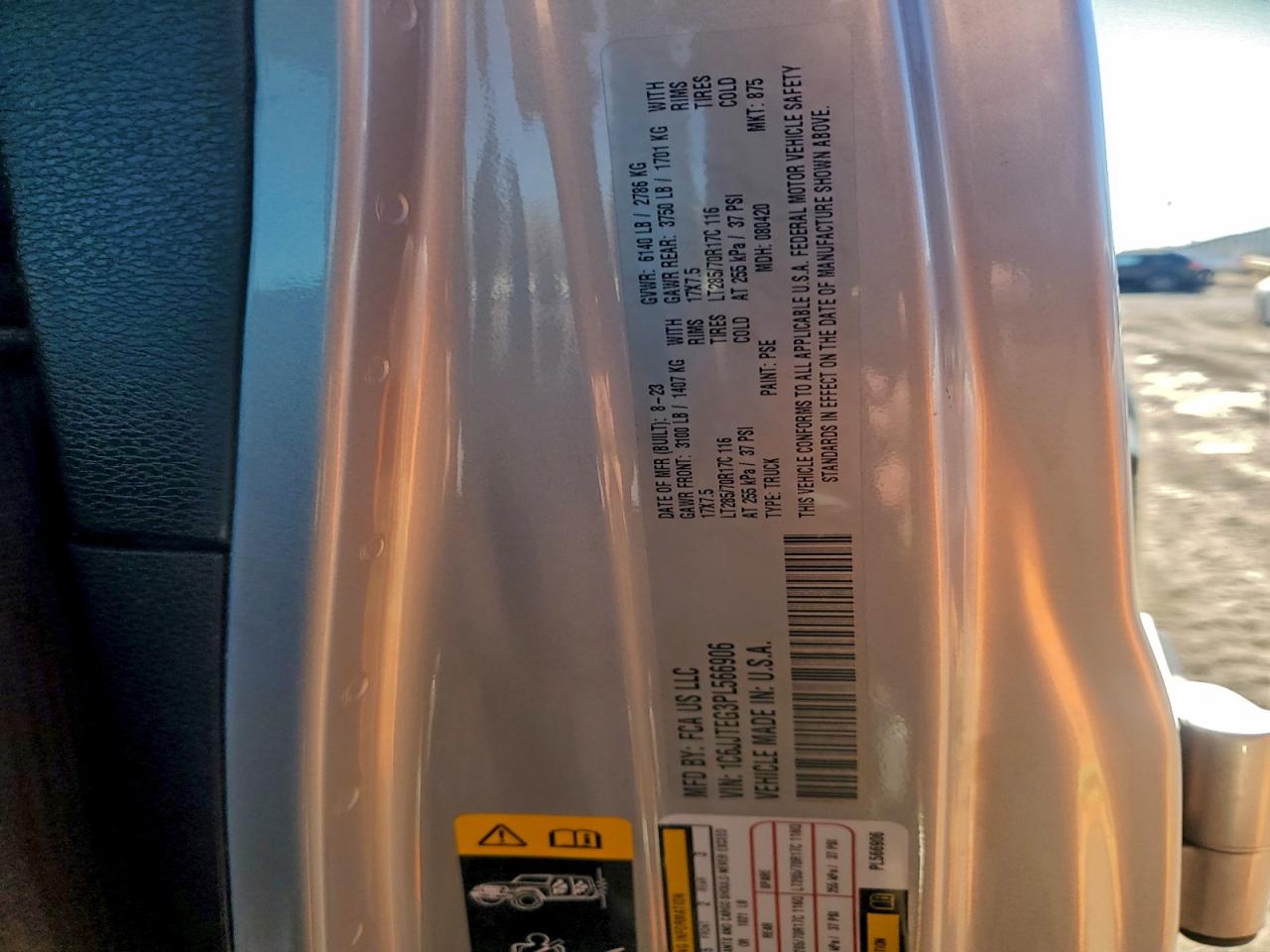 2023 Jeep Gladiator Mojave VIN: 1C6JJTEG3PL566906 Lot: 93358055