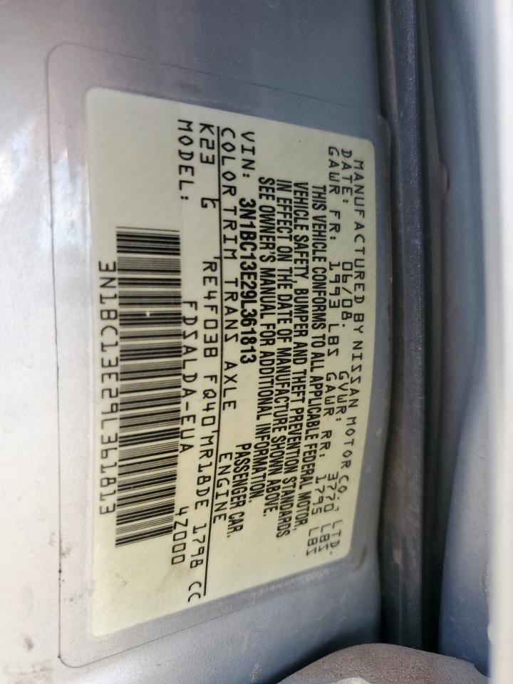 2009 Nissan Versa S VIN: 3N1BC13E29L361813 Lot: 92651765