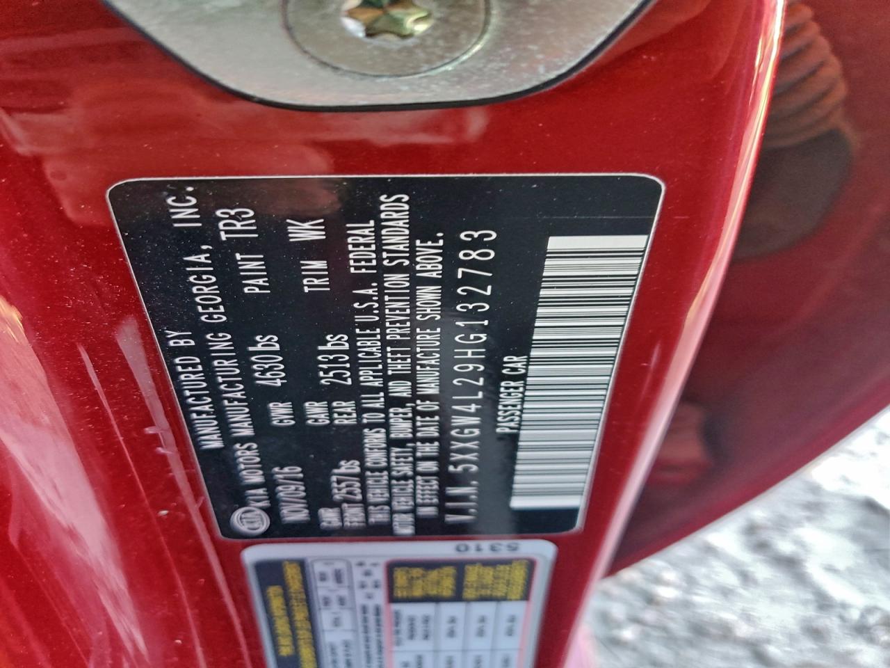 2017 Kia Optima Sx VIN: 5XXGW4L29HG132783 Lot: 94473795