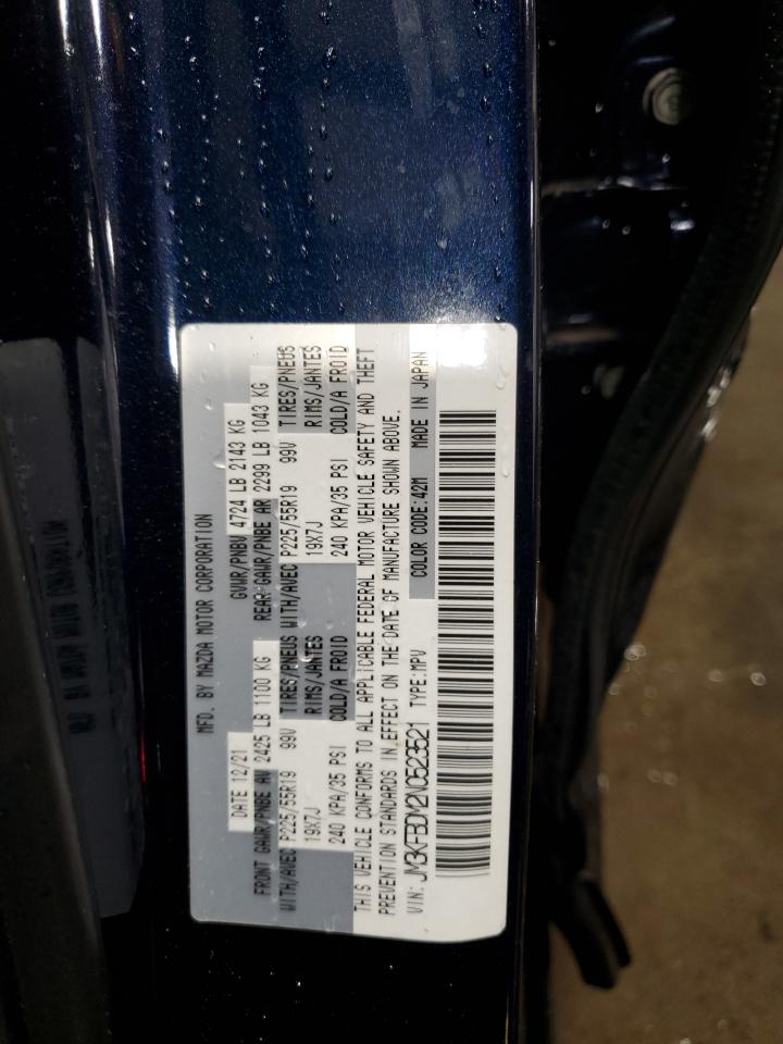 2022 Mazda Cx-5 Premium VIN: JM3KFBDM2N0523521 Lot: 91396085