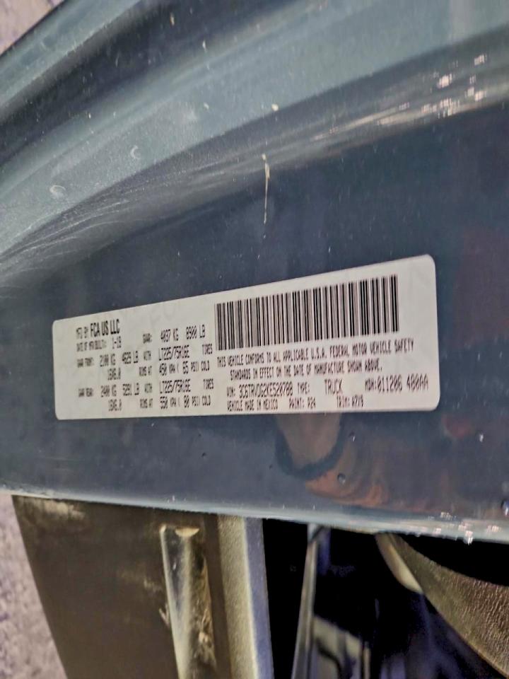 2019 Ram Promaster Delivery Van VIN: 3C6TRVDG2KE520788 Lot: 94329825