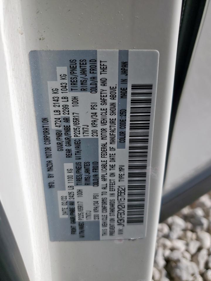 2022 Mazda Cx-5 Preferred VIN: JM3KFBCM2N1576621 Lot: 92063845