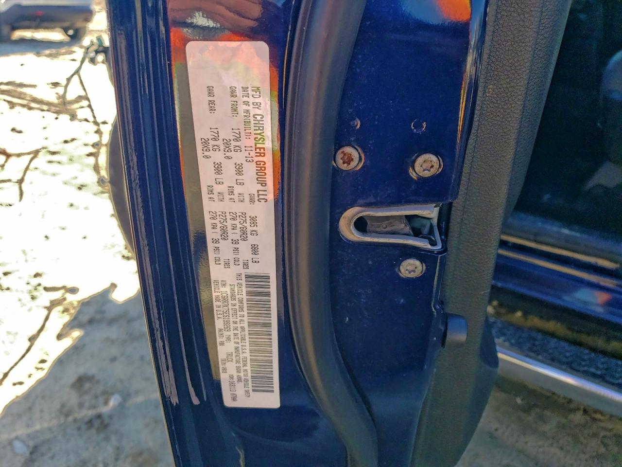 2014 Ram 1500 St VIN: 1C6RR7KT5ES199269 Lot: 92911265