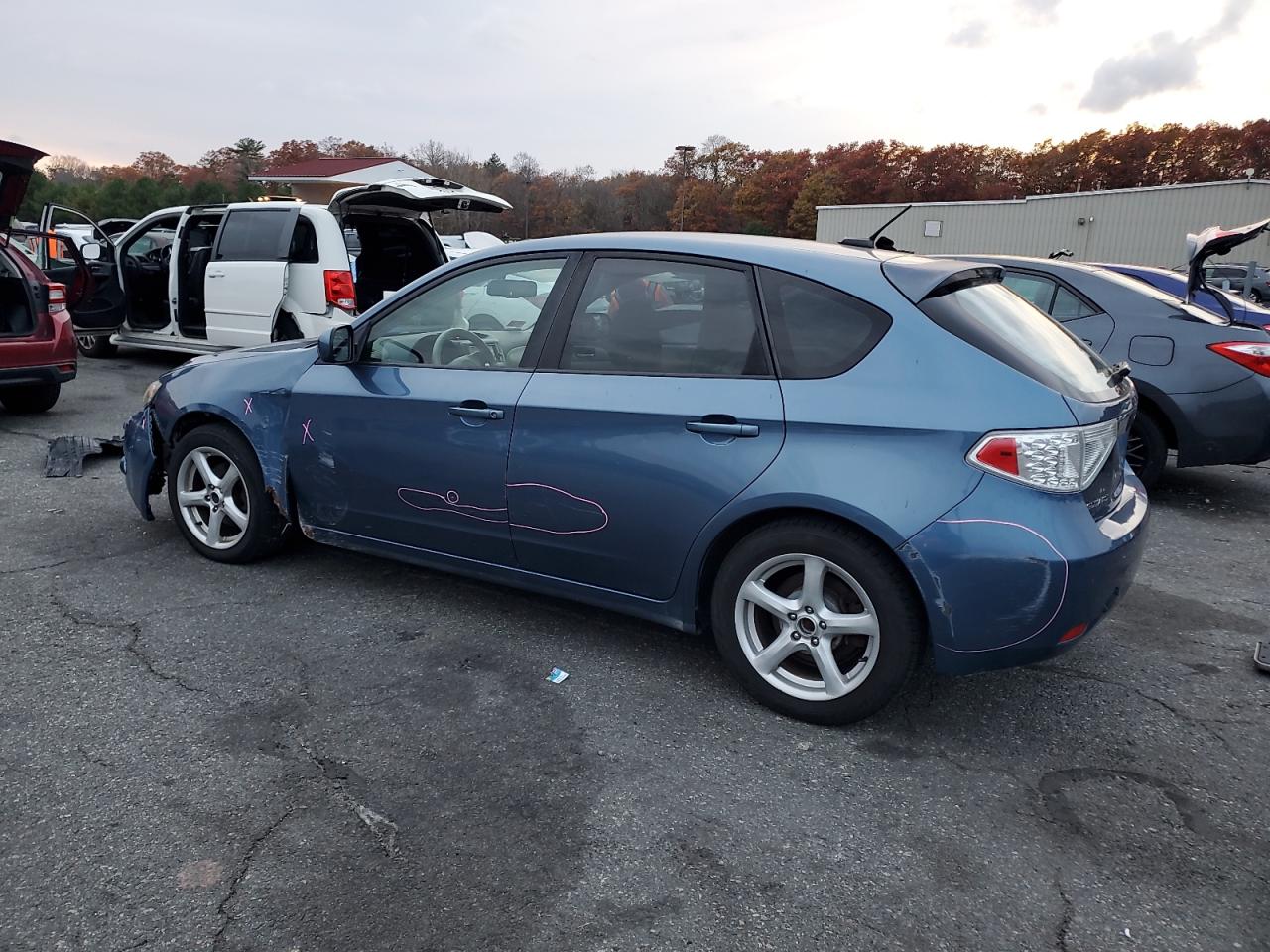 2008 Subaru Impreza 2.5I VIN: JF1GH61628H817003 Lot: 91234175