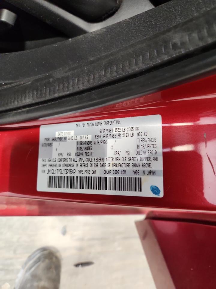 2018 Mazda 6 Grand Touring VIN: JM1GL1TY9J1321642 Lot: 93050785