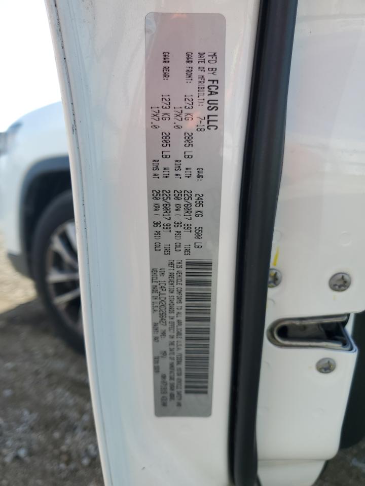 2019 Jeep Cherokee Latitude VIN: 1C4PJLCX2KD266427 Lot: 92248465