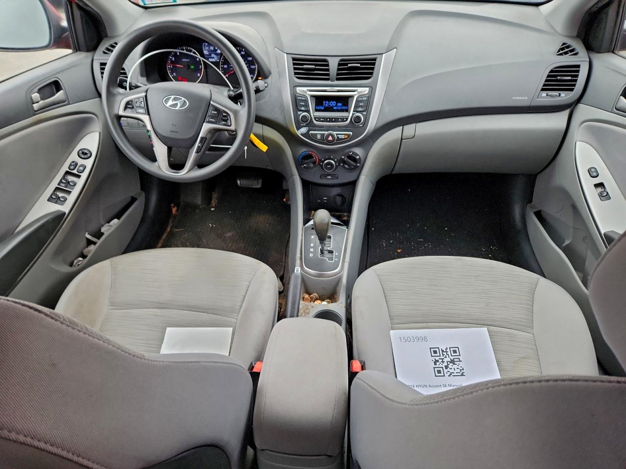 2016 Hyundai Accent Se VIN: KMHCT4AEXGU065233 Lot: 93328715