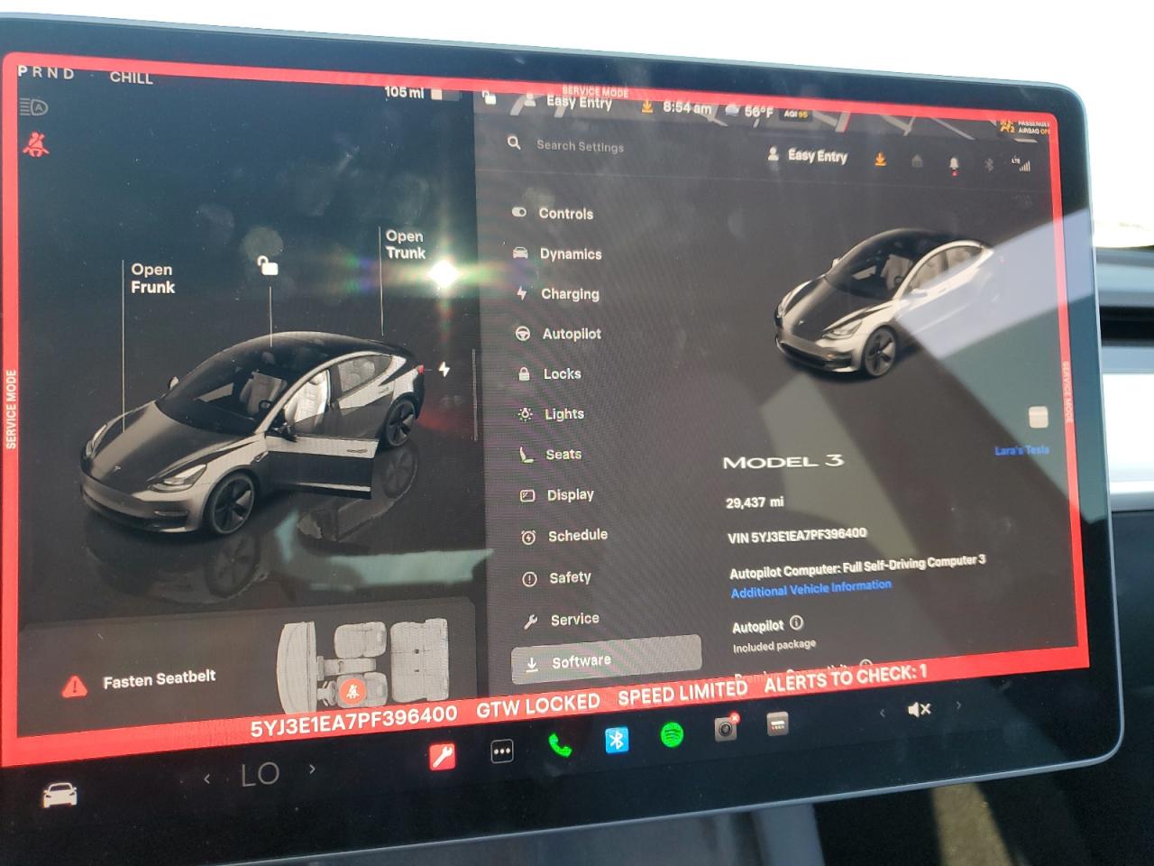 2023 Tesla Model 3 VIN: 5YJ3E1EA7PF396400 Lot: 91272445