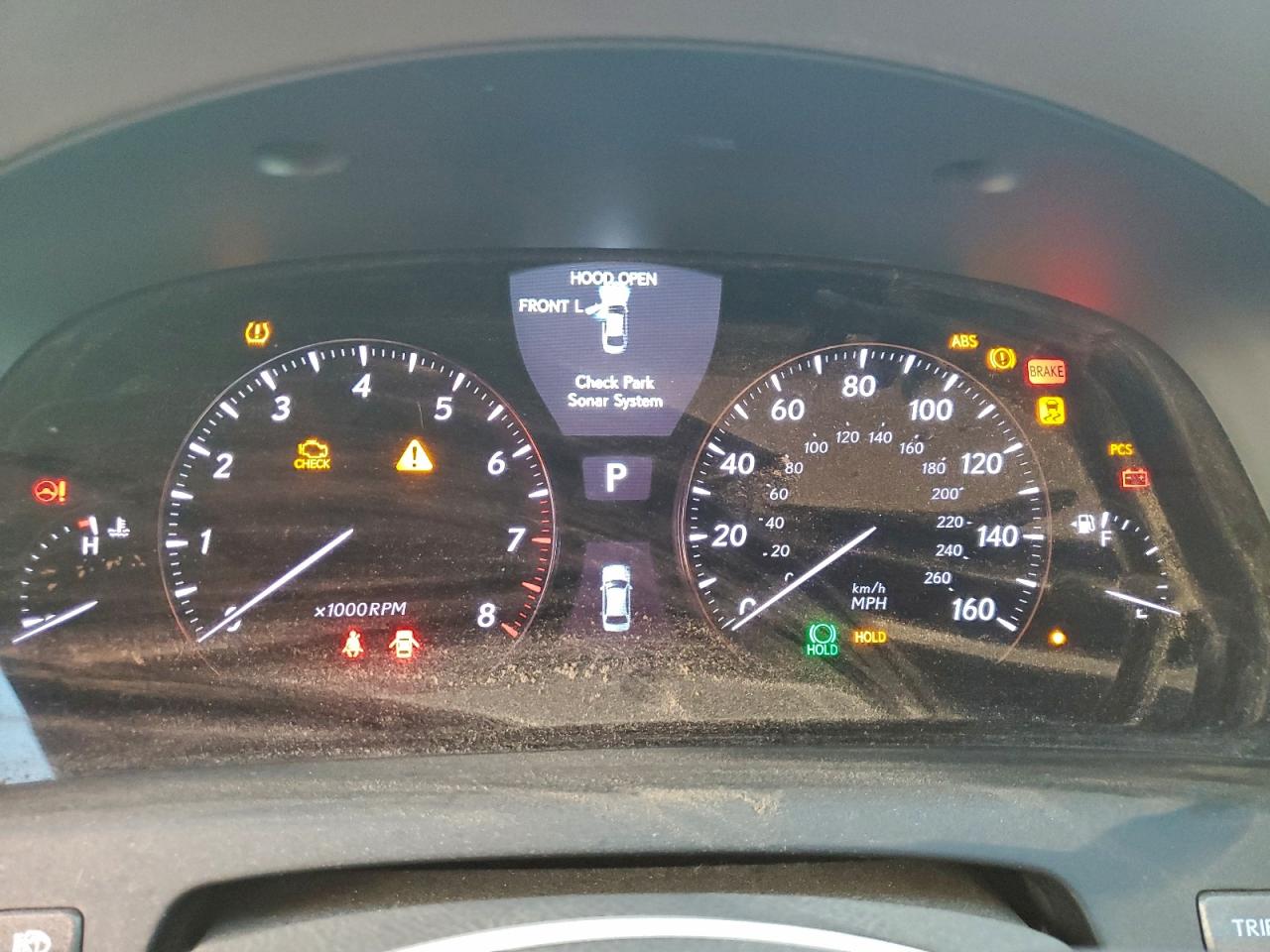 2012 Lexus Ls 460 VIN: JTHCL5EF5C5012567 Lot: 93962805