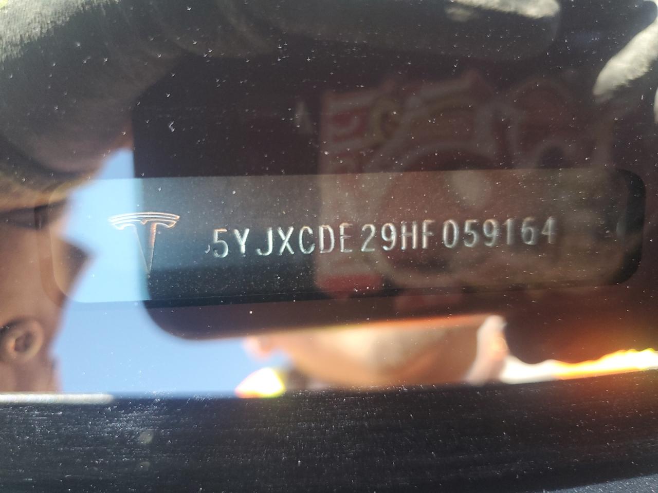 2017 Tesla Model X VIN: 5YJXCDE29HF059164 Lot: 93697525