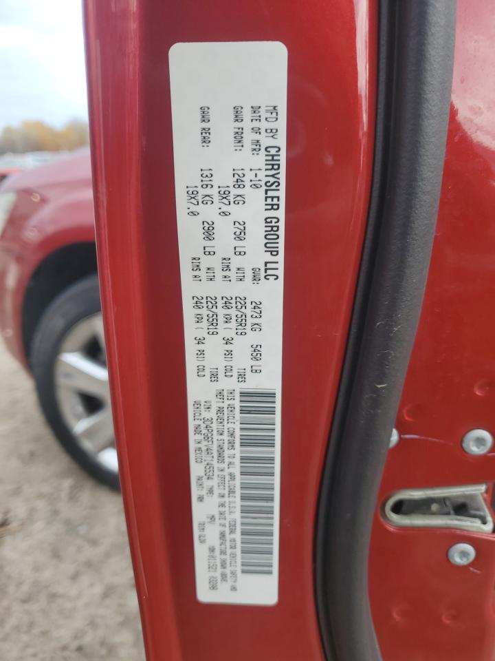 2010 Dodge Journey R/T VIN: 3D4PG6FV4AT145534 Lot: 90816335