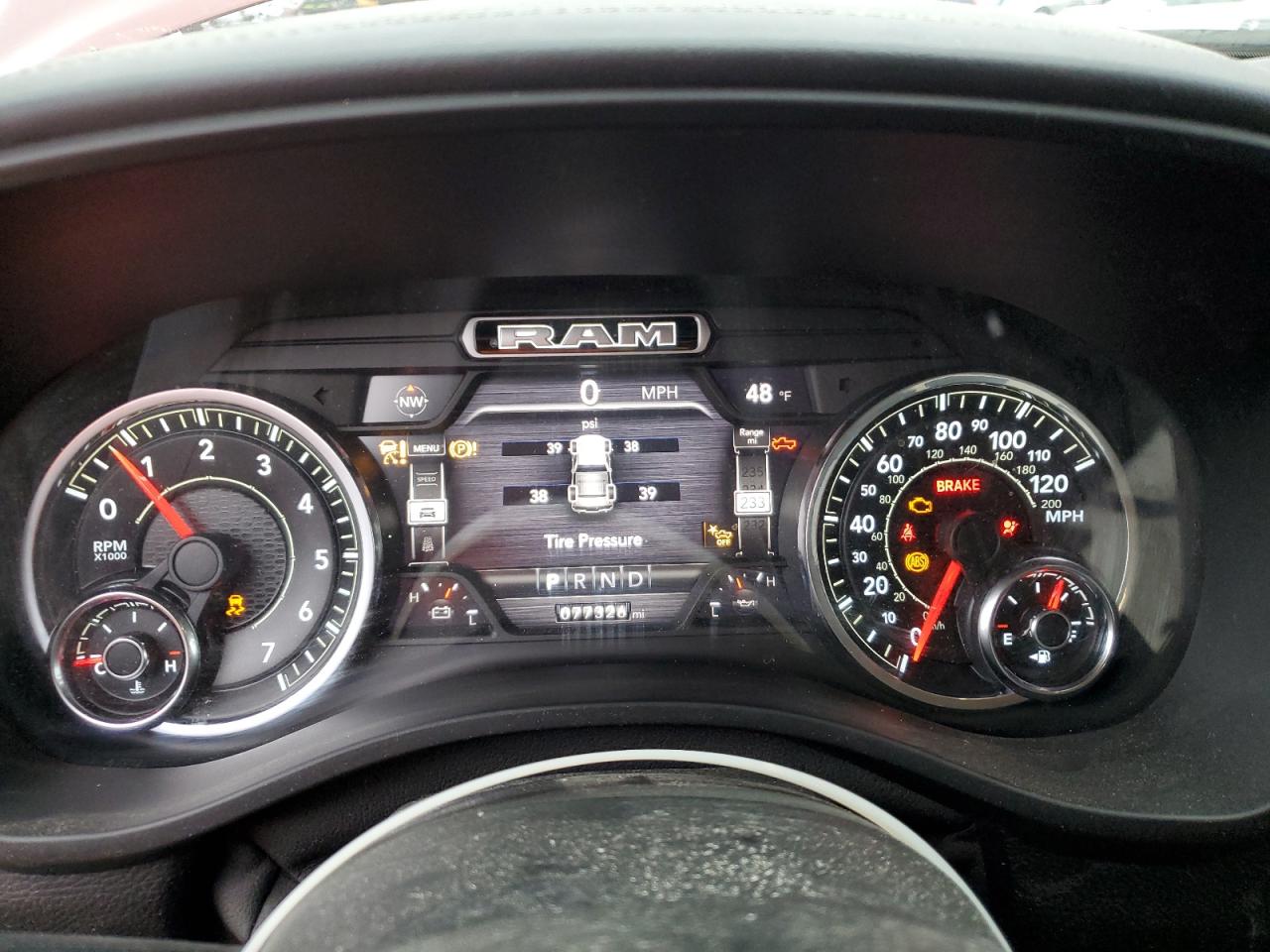 2021 Ram 1500 Laramie VIN: 1C6SRFJT9MN549352 Lot: 93326085