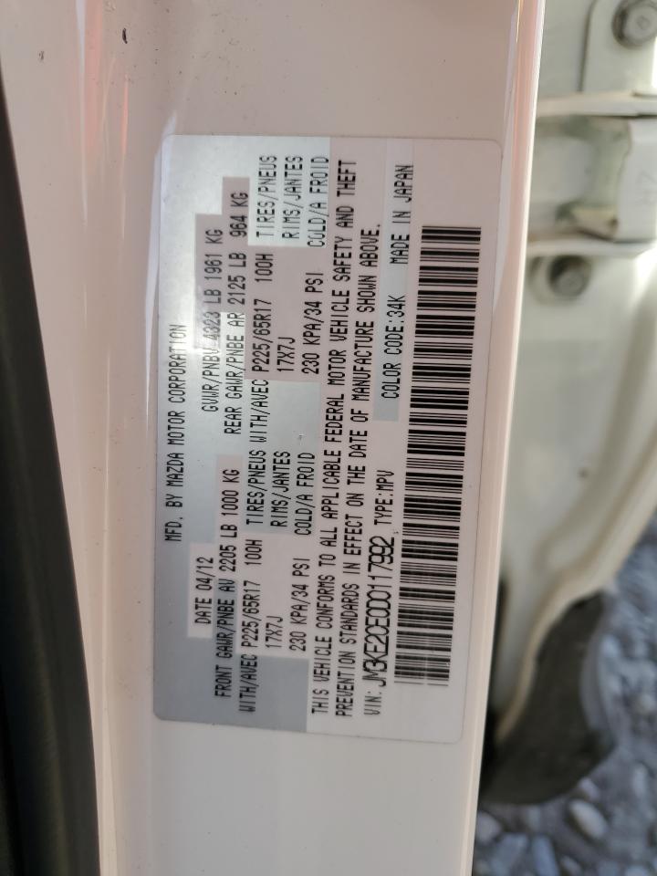 2013 Mazda Cx-5 Touring VIN: JM3KE2CE0D0117992 Lot: 92065975