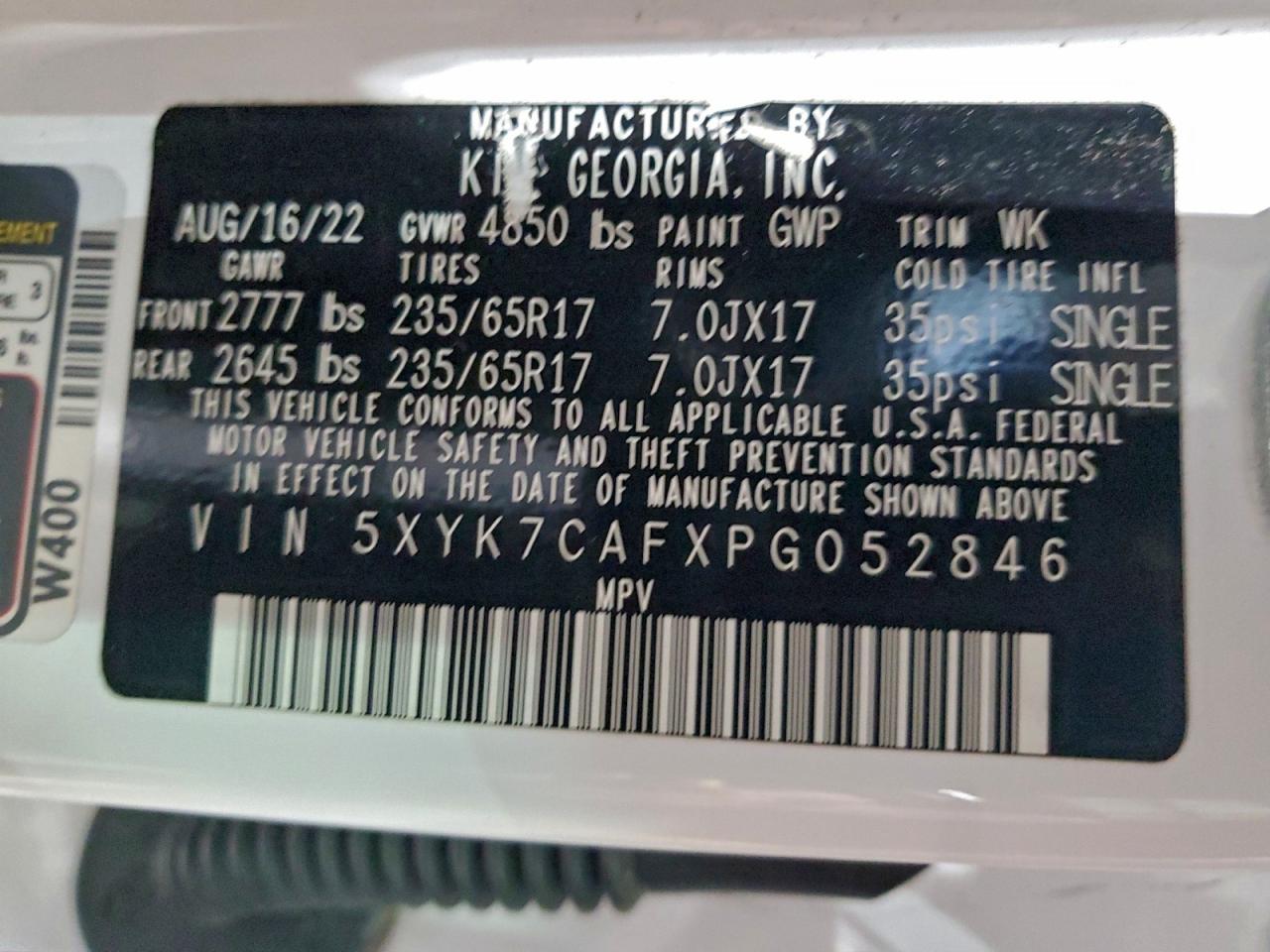 2023 Kia Sportage X-Pro VIN: 5XYK7CAFXPG052846 Lot: 92094605