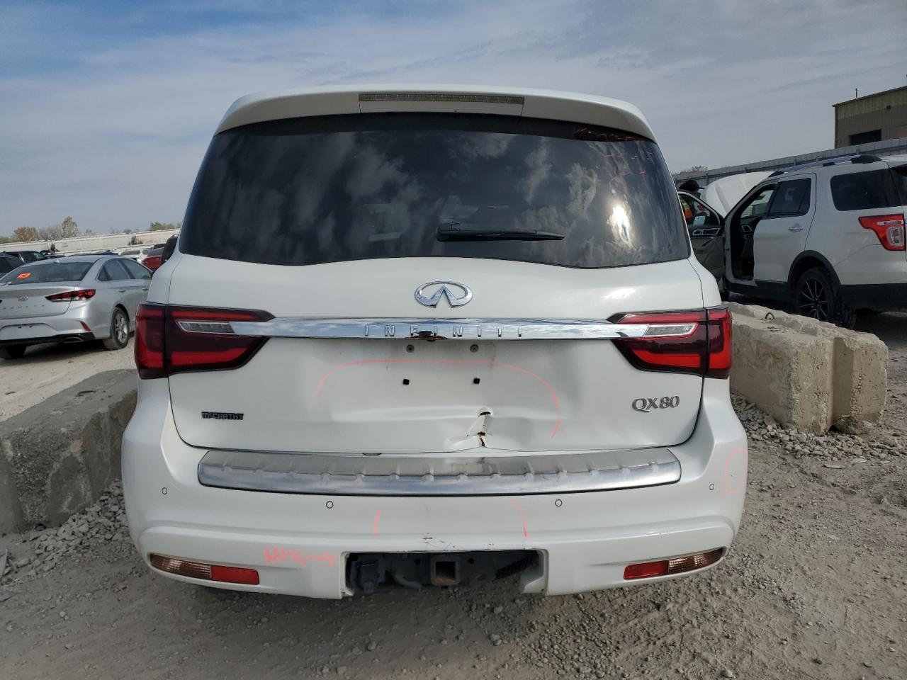 2019 Infiniti Qx80 Luxe VIN: JN8AZ2NE5K9226001 Lot: 87382675