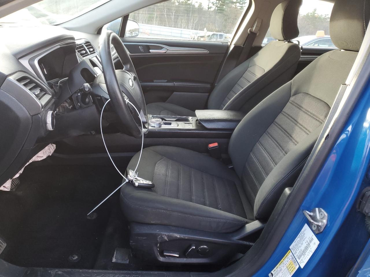 2019 Ford Fusion Se VIN: 3FA6P0HD7KR243410 Lot: 92848545