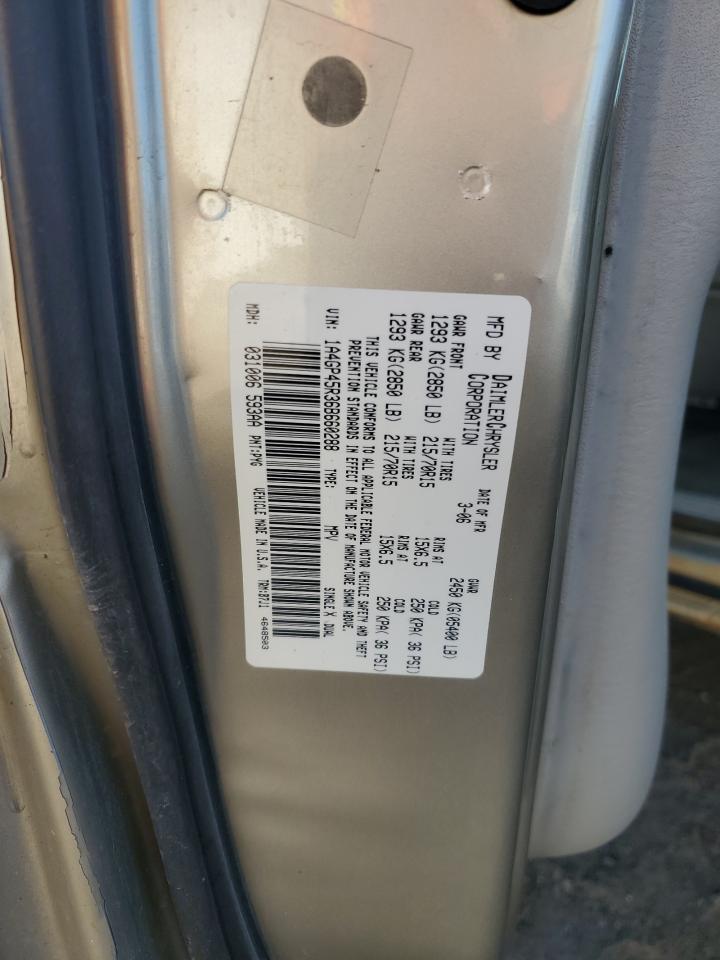 2006 Chrysler Town & Country VIN: 1A4GP45R36B660288 Lot: 91285445