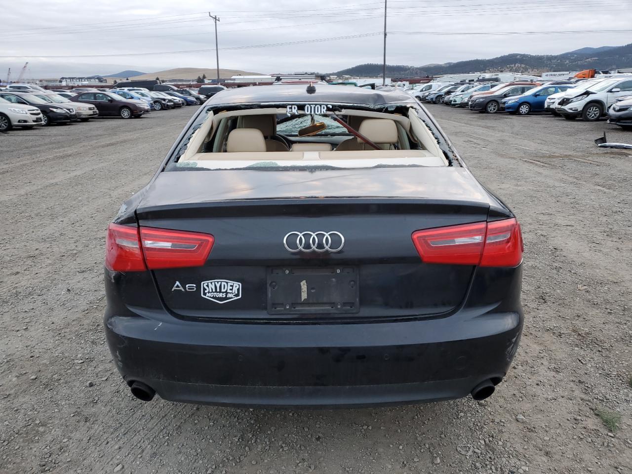 2013 Audi A6 Premium Plus VIN: WAUGFAFCXDN092342 Lot: 93695795