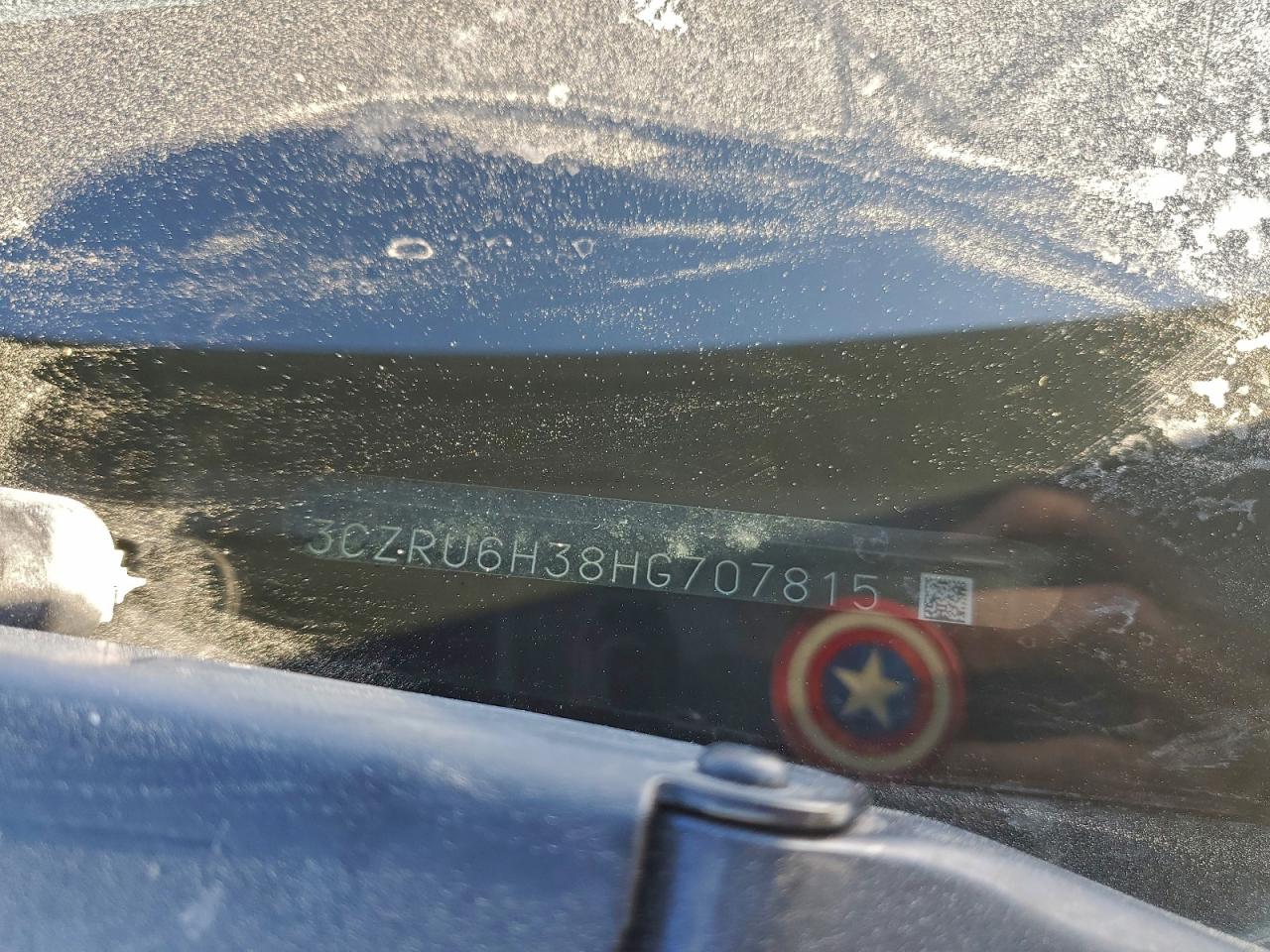 2017 Honda Hr-V Lx VIN: 3CZRU6H38HG707815 Lot: 94200225