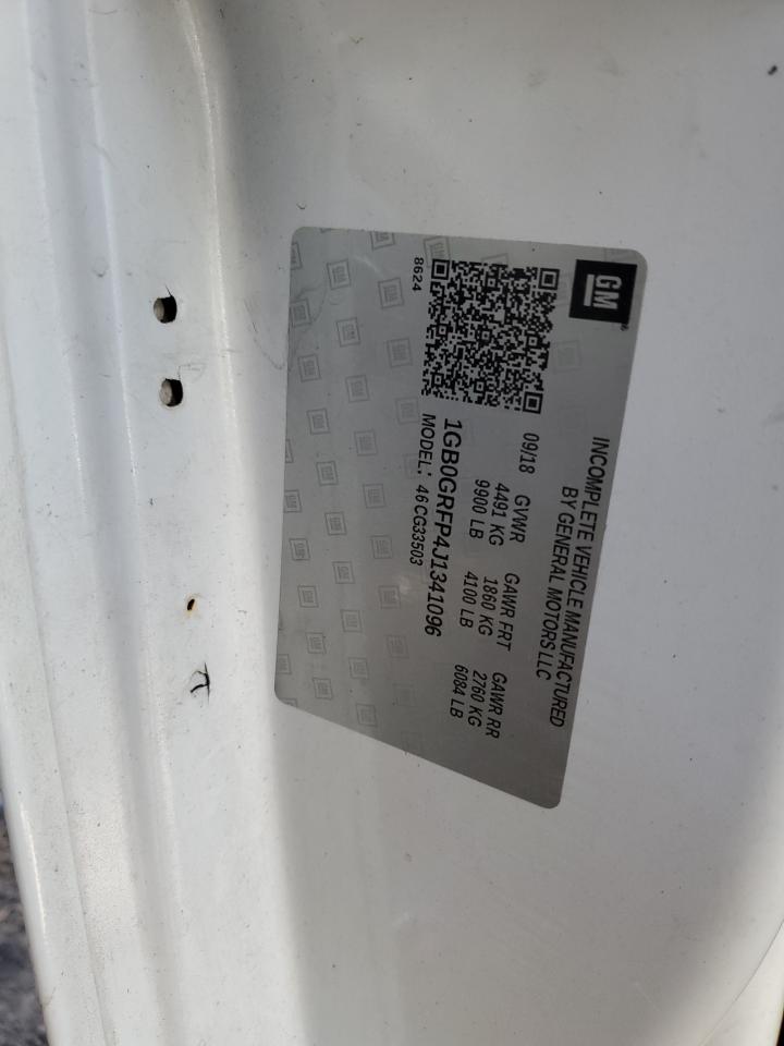 2018 Chevrolet Express Refrigerated Delivery Truck VIN: 1GB0GRFP4J1341096 Lot: 92618445