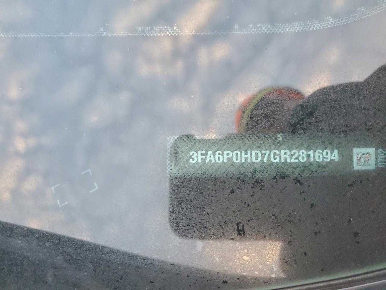 2016 Ford Fusion Se VIN: 3FA6P0HD7GR281694 Lot: 94587925