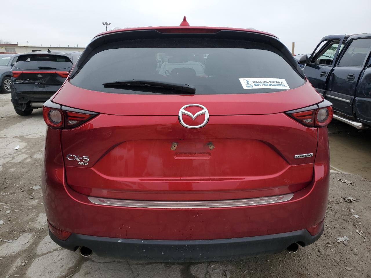 2021 Mazda Cx-5 Grand Touring VIN: JM3KFBDMXM1430254 Lot: 93420995