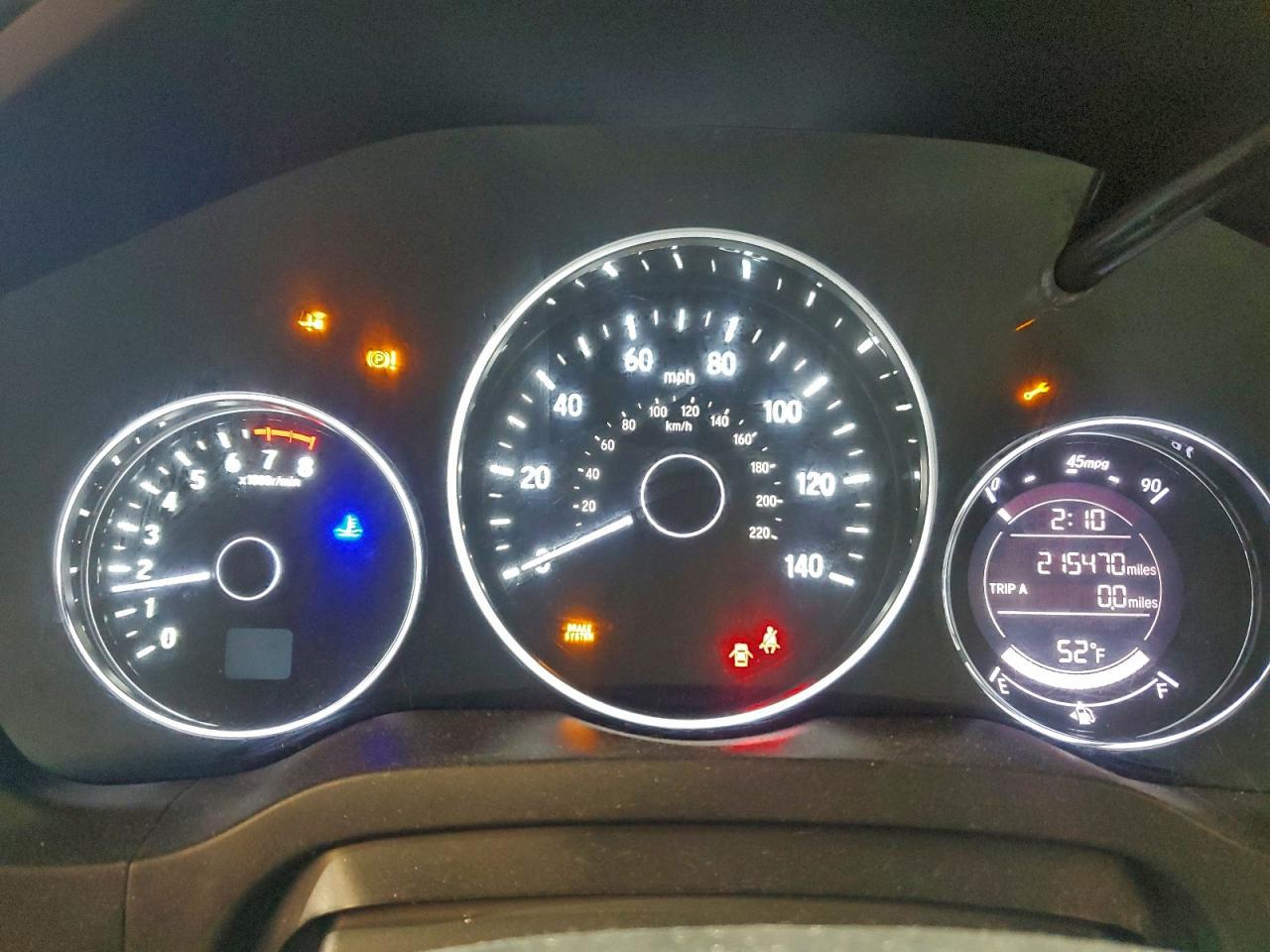 2016 Honda Hr-V Exl VIN: 3CZRU6H74GM735596 Lot: 94078125