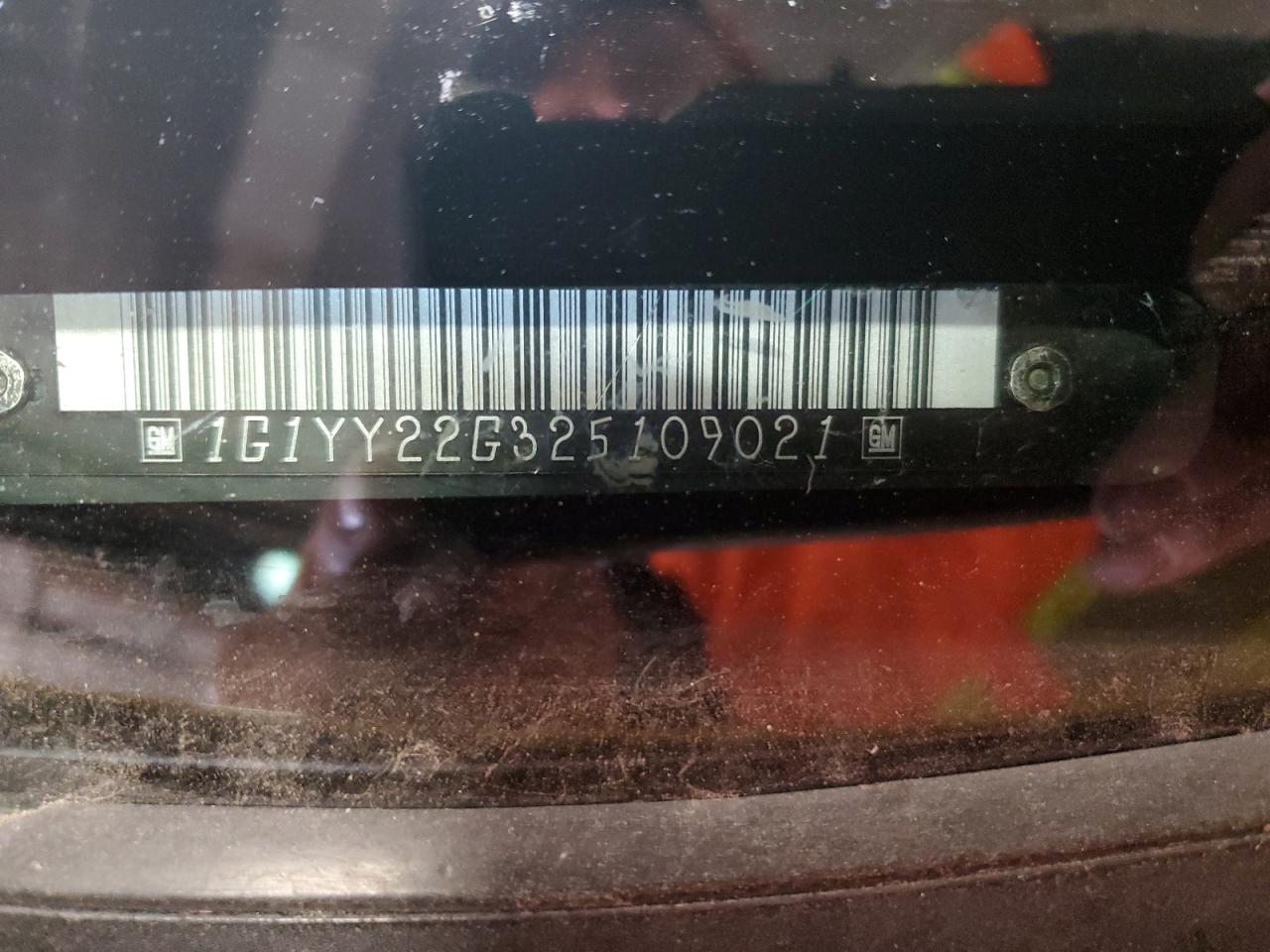 2002 Chevrolet Corvette VIN: 1G1YY22G325109021 Lot: 91243525