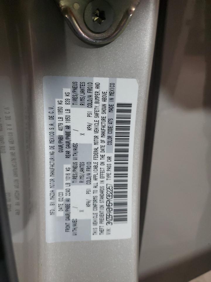 2023 Mazda 3 Select VIN: 3MZBPABM5PM362257 Lot: 91830695
