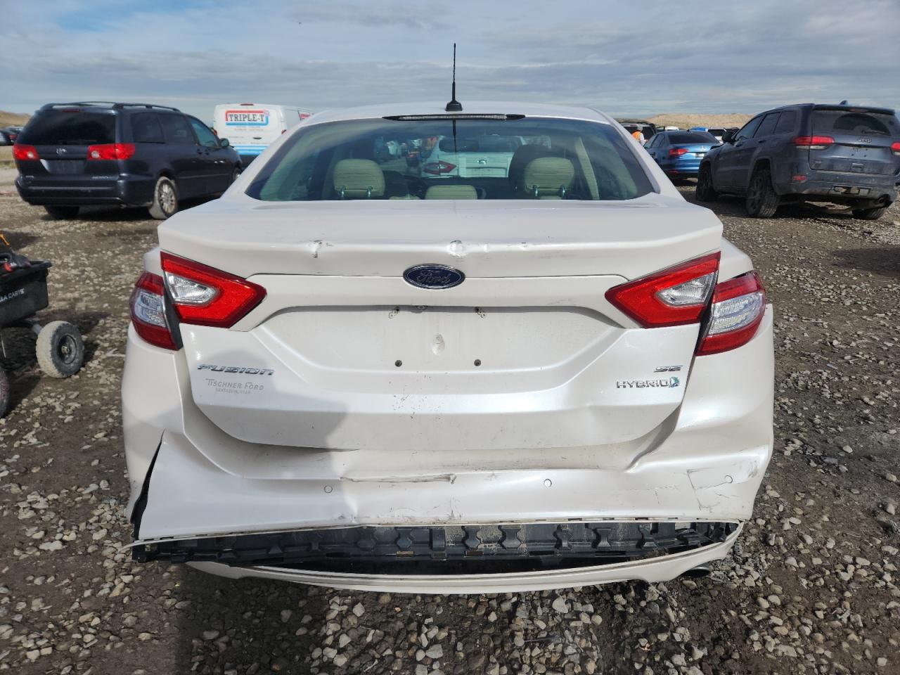2014 Ford Fusion Se Hybrid VIN: 3FA6P0LUXER391837 Lot: 93102295