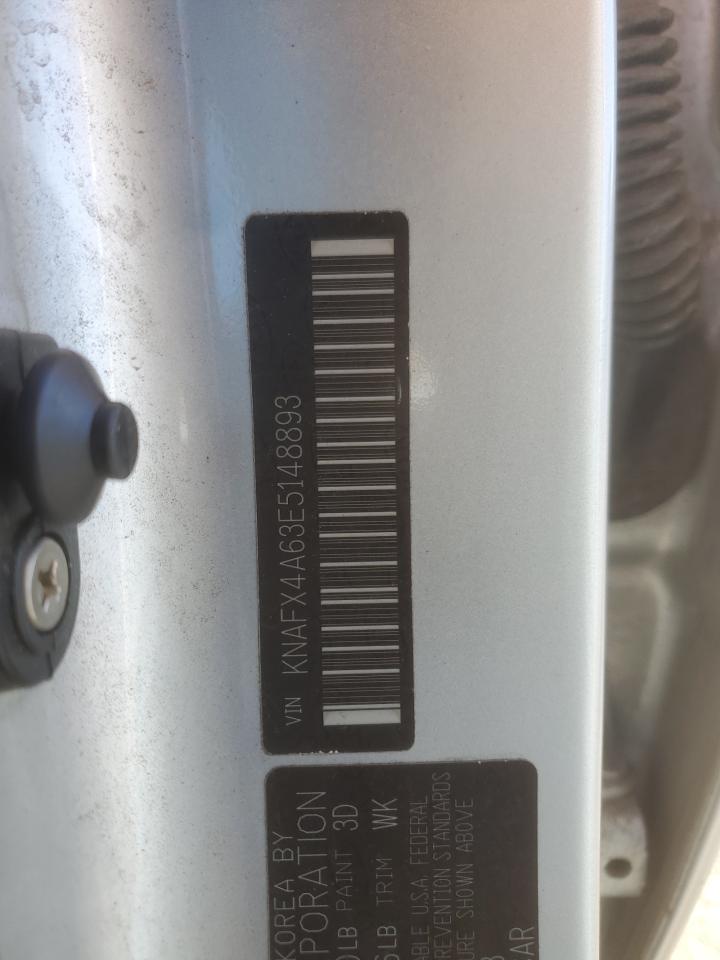 2014 Kia Forte Lx VIN: KNAFX4A63E5148893 Lot: 92890555