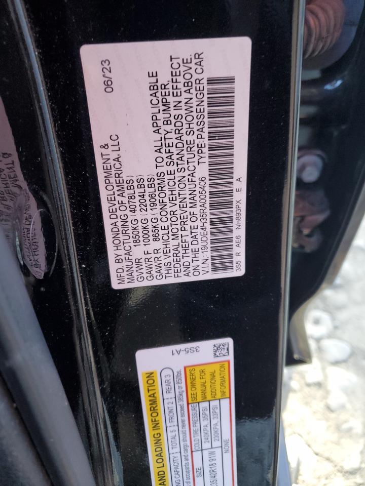 2024 Acura Integra A-Spec VIN: 19UDE4H35RA005406 Lot: 90539895