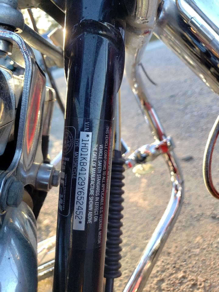 2009 Harley-Davidson Flhx VIN: 1HD1KB4129Y652452 Lot: 91047885