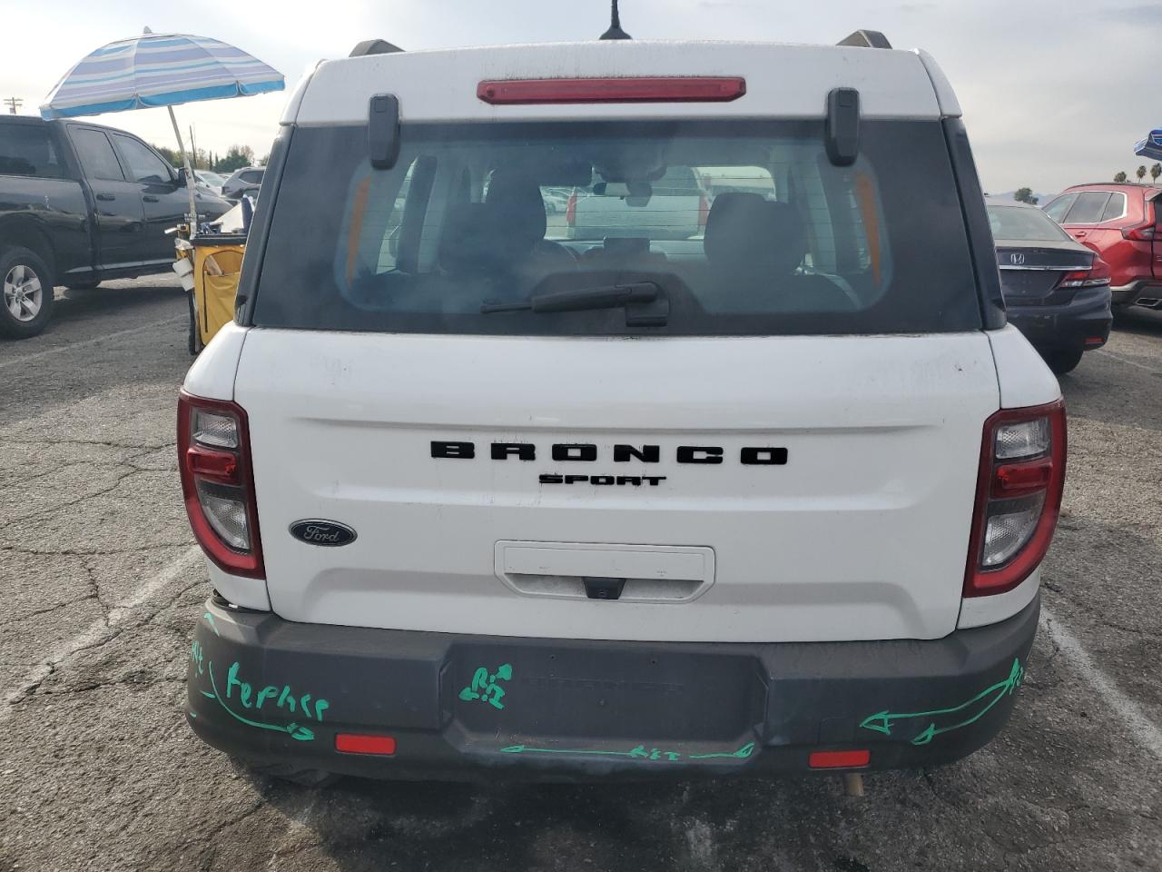 2021 Ford Bronco Sport VIN: 3FMCR9A66MRA91867 Lot: 92318835