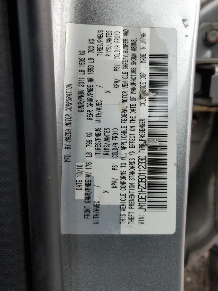 2011 Mazda Mazda2 VIN: JM1DE1HZ0B0112330 Lot: 92316565