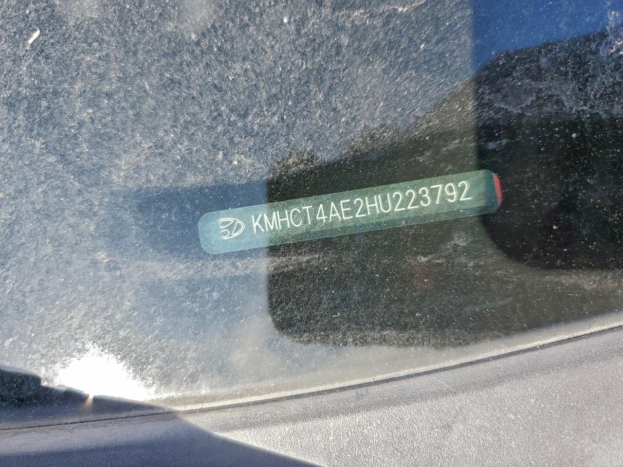 2017 Hyundai Accent Se VIN: KMHCT4AE2HU223792 Lot: 94700255