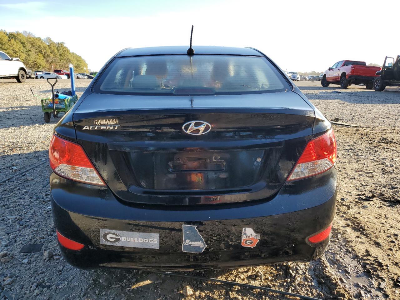 2014 Hyundai Accent Gls VIN: KMHCU4AE5EU737015 Lot: 91290685