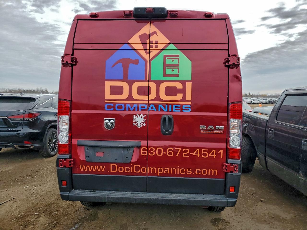 2021 Ram Promaster 2500 2500 High VIN: 3C6LRVDG4ME576864 Lot: 93612685