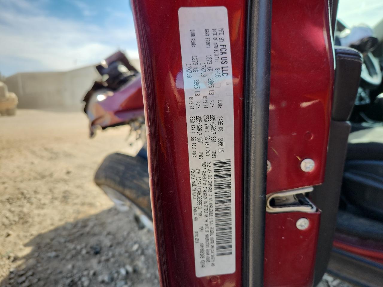 2019 Jeep Cherokee Latitude VIN: 1C4PJLCX0KD286613 Lot: 91296865