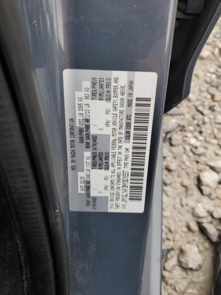 2021 Mazda 6 Grand Touring Reserve VIN: JM1GL1WY3M1601637 Lot: 91475355